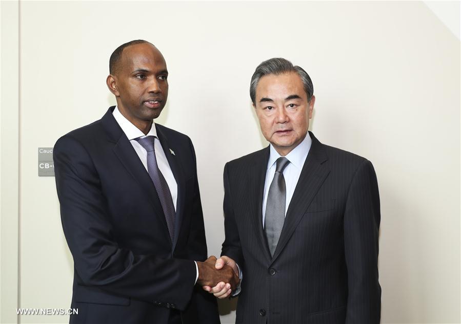 （XHDW）王毅会见索马里总理海尔