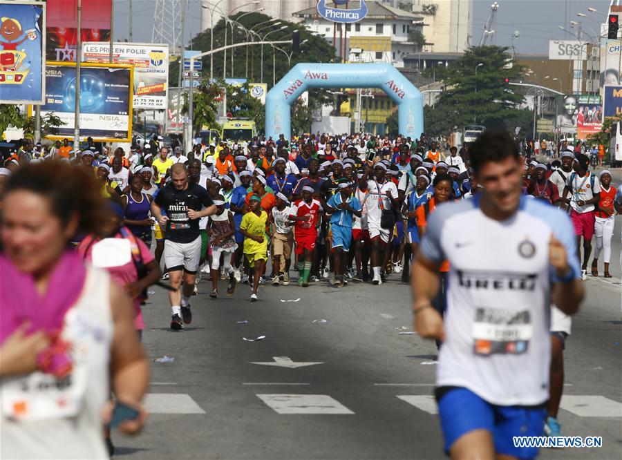 Côte d'Ivoire : marathon international à Abidjan