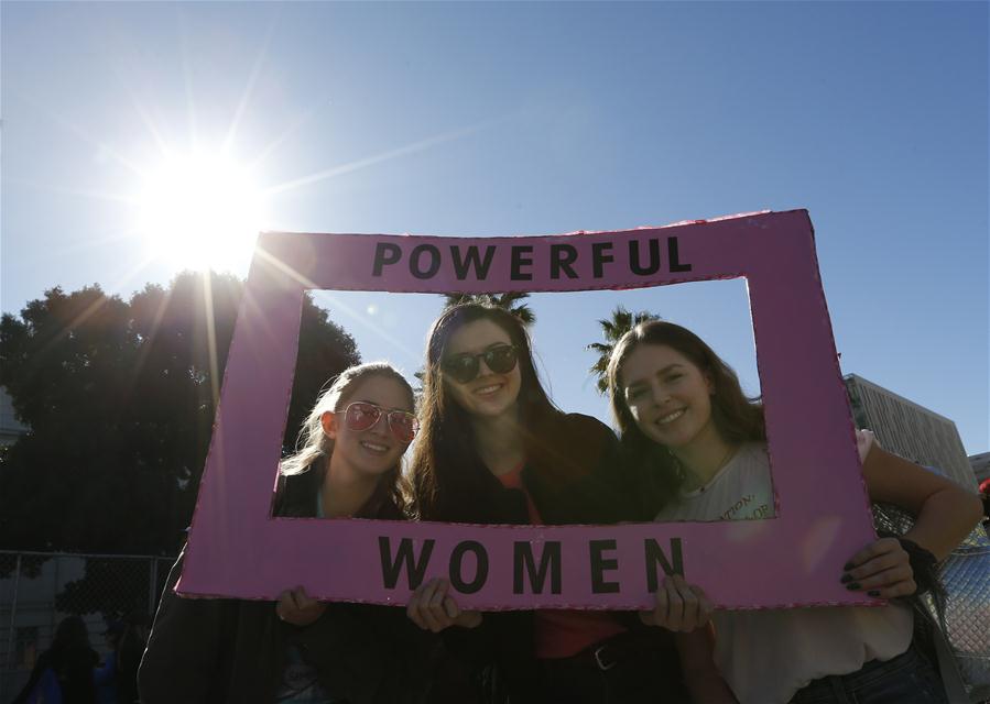 Etats-Unis : la Marche des femmes à Los Angeles