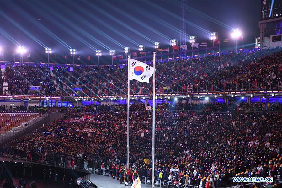 Cérémonie d'ouverture des JO d'hiver de Pyeongchang