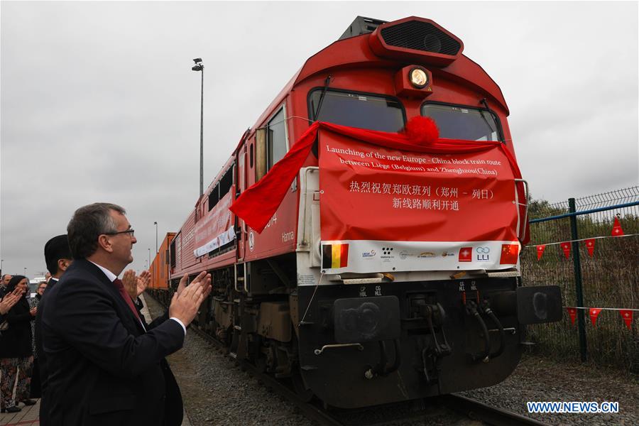 Ouverture d'une ligne de fret ferroviaire entre Liège et Zhengzhou