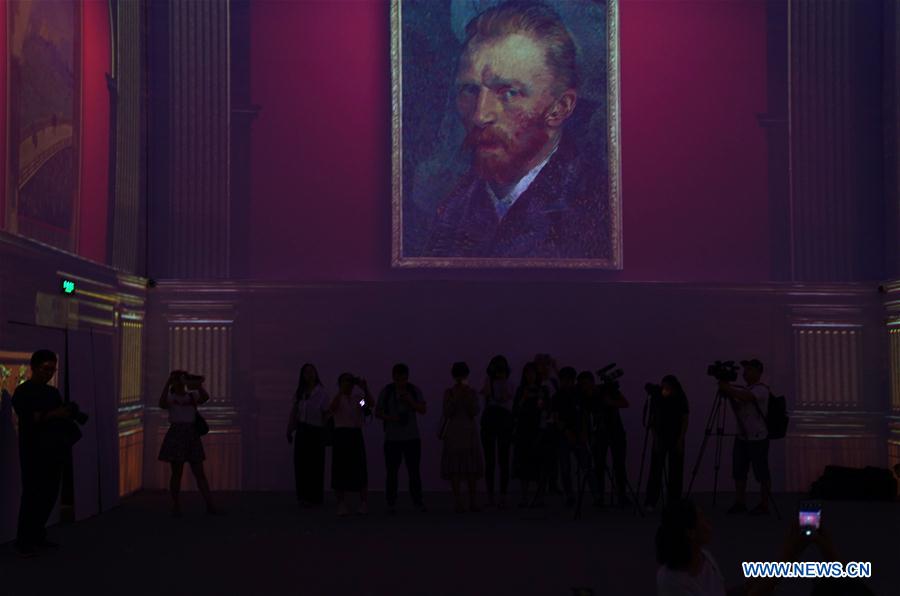 Chine :  exposition Van Gogh immersive à Beijing
