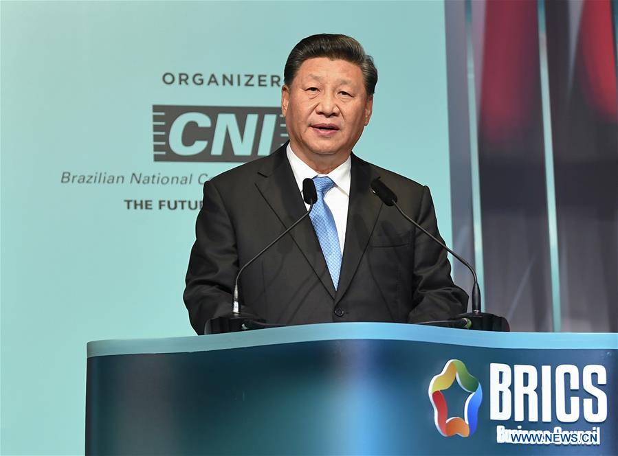 BRAZIL-BRASILIA-XI JINPING-BRICS BUSINESS FORUM
