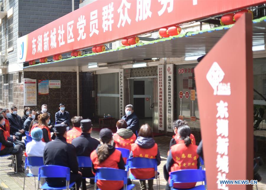 CHINA-WUHAN-XI JINPING-COVID-19-EPIDEMIC PREVENTION AND CONTROL-INSPECTION (CN)