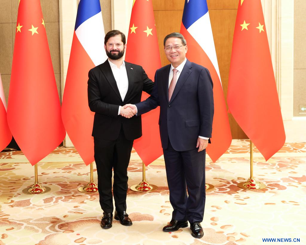 Primer ministro chino se reúne con presidente chileno – Xinhua
