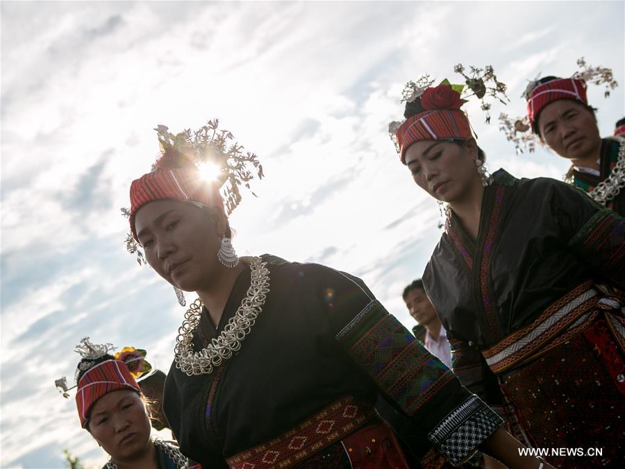 Fête des prières pour la pluie de l'ethnie Miao dans le sud-ouest de la Chine