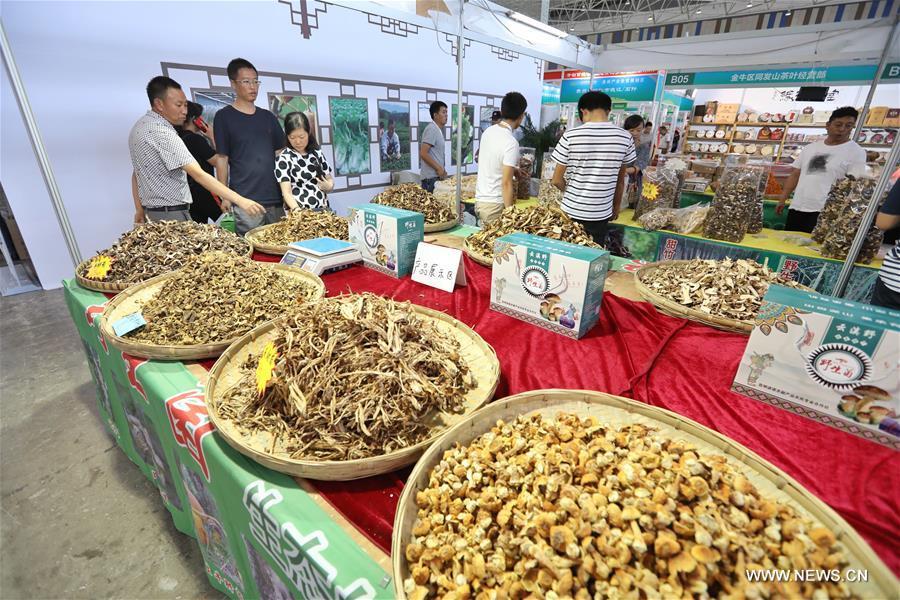 Chine : foire de produits agricoles dans le sud-ouest