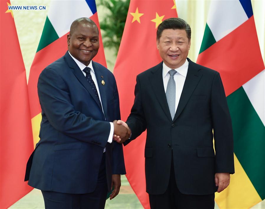 CHINA-BEIJING-XI JINPING-CENTRAL AFRICAN REPUBLIC PRESIDENT-MEETING (CN)