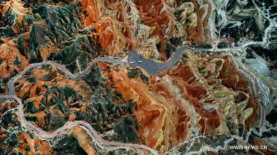 Chine : parc géologique national de Zhangye Danxia