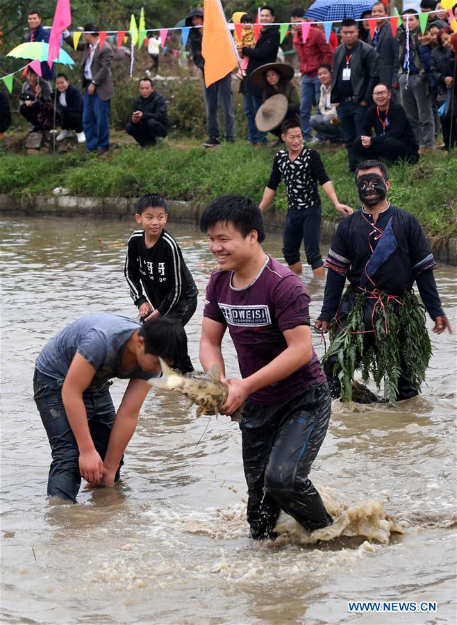 Chine : festival de la pêche au Guangxi