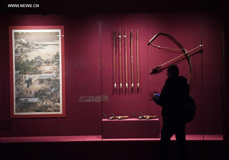 Chine : exposition pour c&eacute;l&eacute;brer la f&ecirc;te du Printemps dans la Cit&eacute; interdite