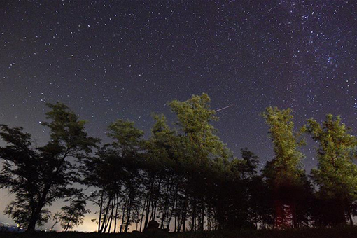 Croatie : pluie des pers&eacute;ides