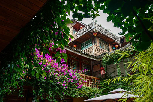 Chine: paysage du bourg antique de Gongtan &agrave; Chongqing