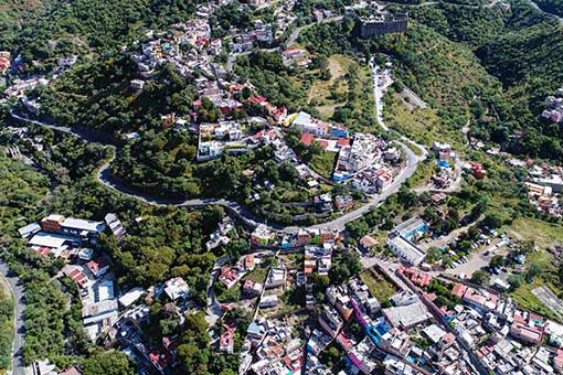 Paysage de l'&Eacute;tat de Guanajuato au Mexique