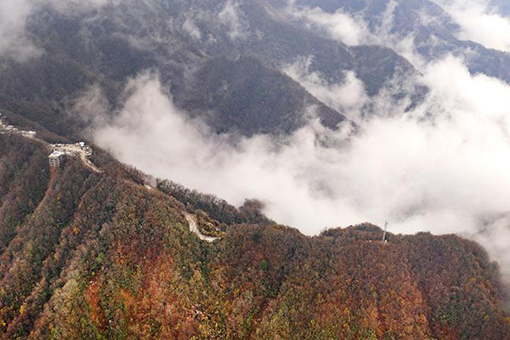 Chine : paysage de Guiguling au Shaanxi