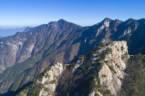 Chine: paysage du géoparc mondial UNESCO Huanggang Dabieshan