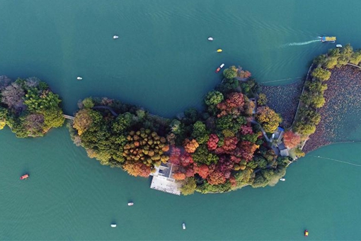 Chine : paysage du Lac Nianjia à Changsha