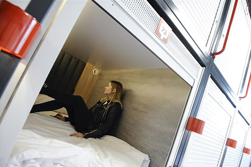 Pologne : h&ocirc;tel capsule &agrave; Varsovie