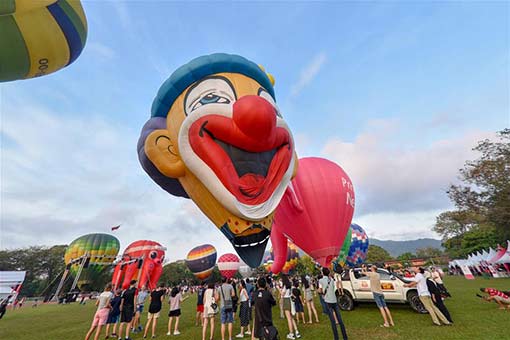 Festival des montgolfières en Malaisie