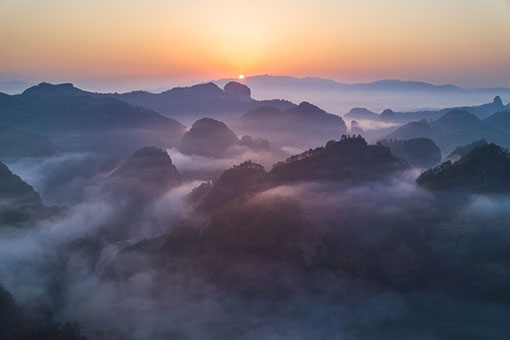 Chine: paysage du Mont Wuyi