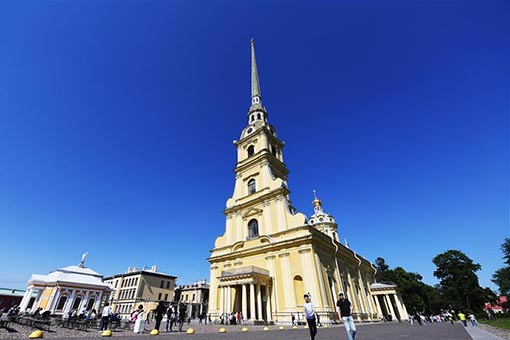 Paysages &agrave; Saint-P&eacute;tersbourg en Russie