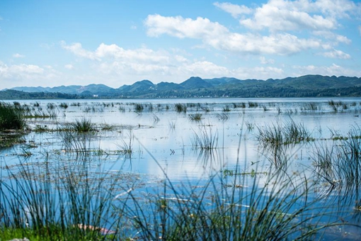 Paysages d'une r&eacute;serve naturelle nationale au Guizhou