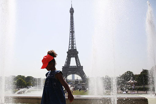 France : canicule à Paris