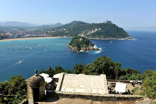 Espagne: paysage de la ville de San Sebastian