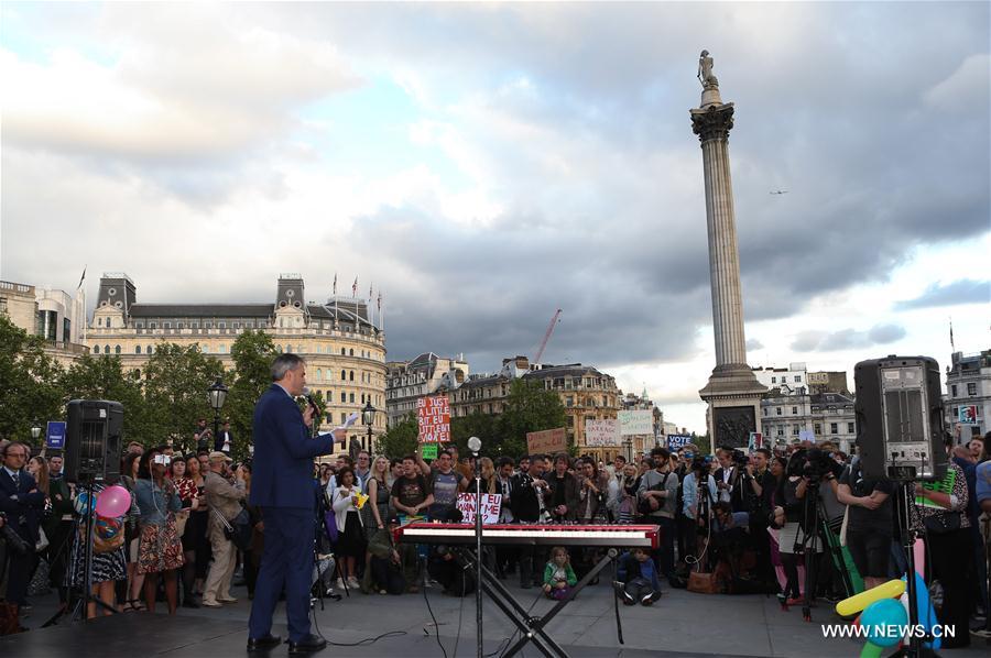 Brexit : manifestation des opposants à Londres