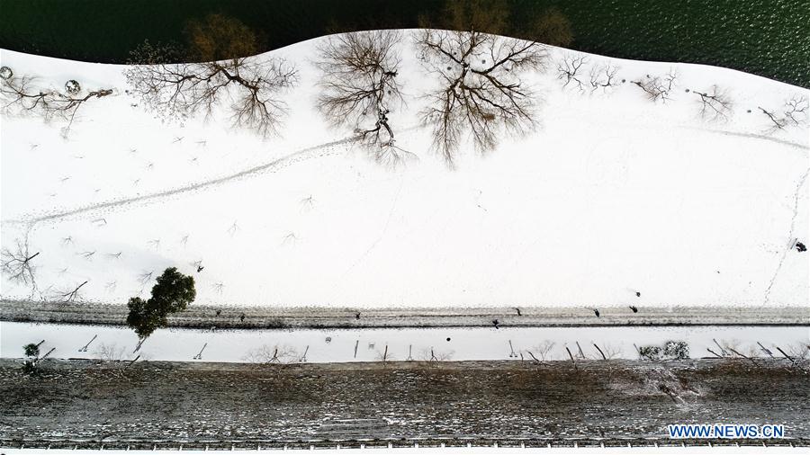 Chine : Nanjing sous la neige