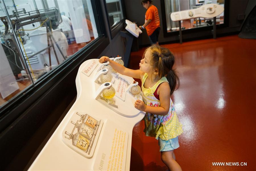 Une fabrique de cr&egrave;me glac&eacute;e &agrave; New York