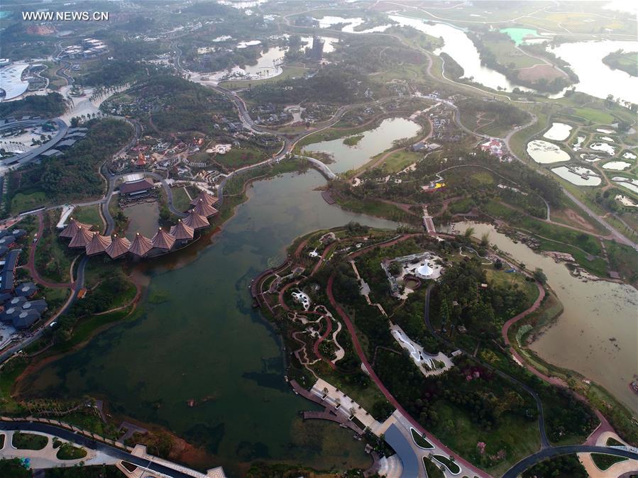 Chine : vue a&eacute;rienne du Guangxi