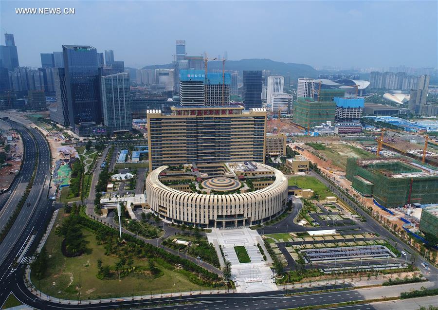 Chine : vue a&eacute;rienne du Guangxi