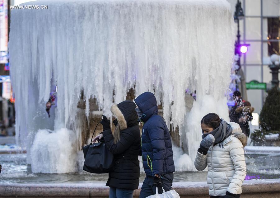 Une vague de froid frappe New York