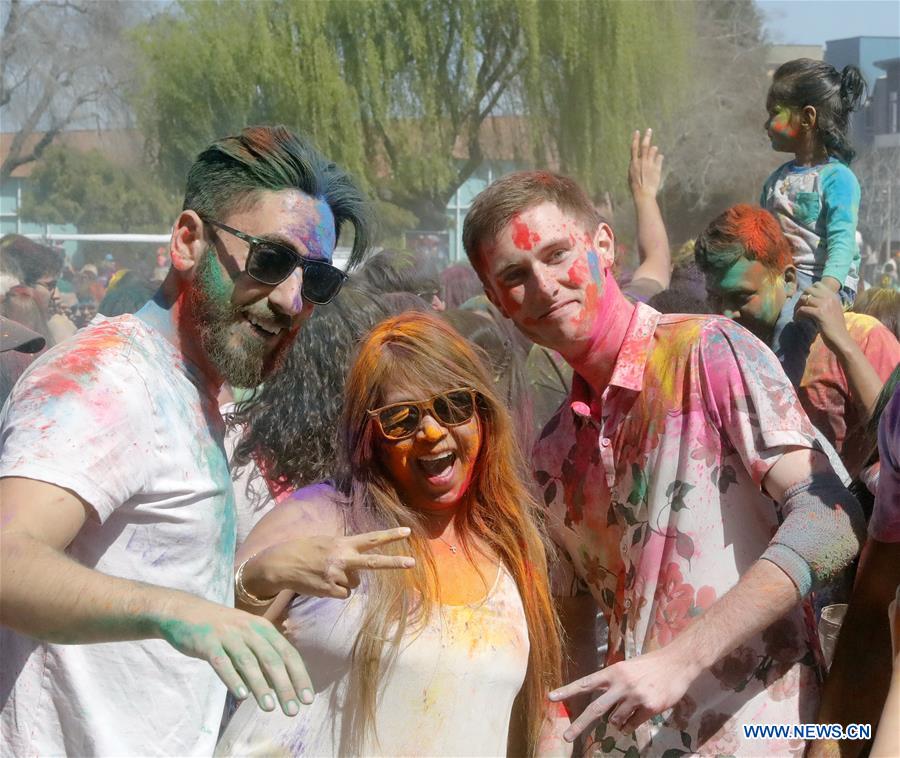 Etats-Unis : célébrations de Holi à San Francisco