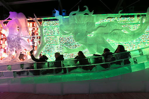 Belgique: Festival de sculpture de glace de Bruges