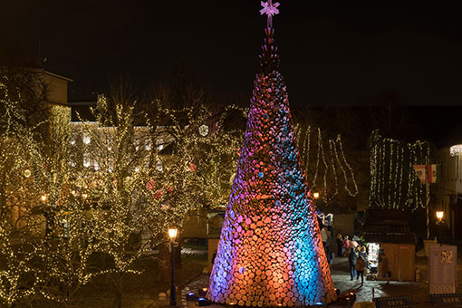 Hongrie: un march&eacute; de No&euml;l &agrave; Budapest