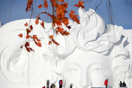 Chine: Exposition internationale d'art de sculpture de neige de l'&Icirc;le du Soleil &agrave; Harbin