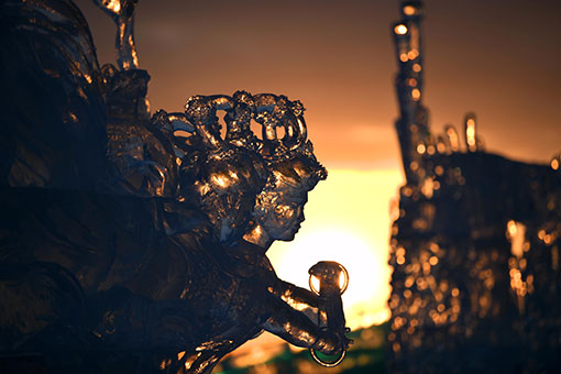 Chine: sculptures sur glace &agrave; Harbin