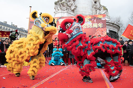 C&eacute;l&eacute;brations du Nouvel An lunaire chinois &agrave; Paris
