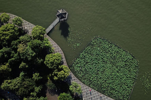 En images: le lac de l'Ouest dans la province du Zhejiang