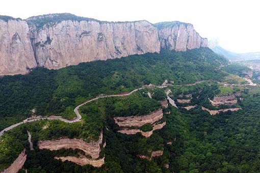 Paysage magnifique du mont Banshan dans le nord de la Chine