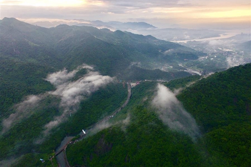 Paysage d'un site pittoresque dans le sud-est de la Chine