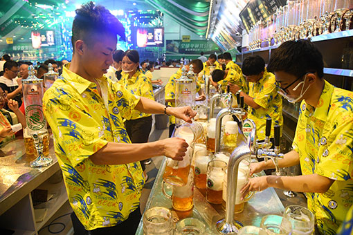 Chine : ouverture du Festival international de la bi&egrave;re de Qingdao