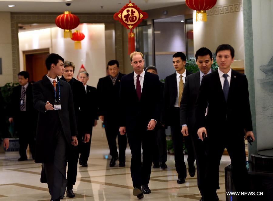 CHINA-BEIJING-PRINCE WILLIAM-ARRIVAL (CN)