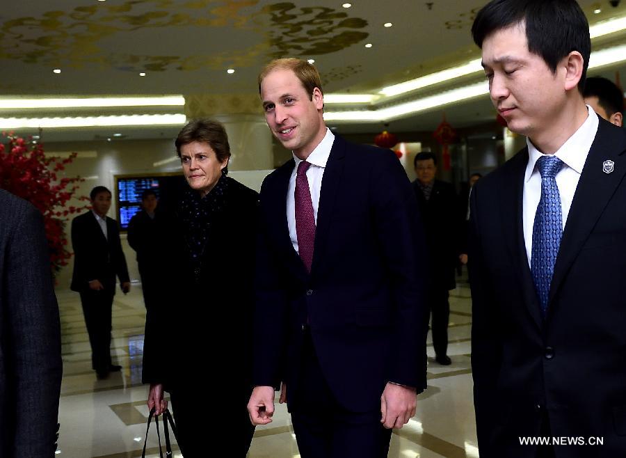 CHINA-BEIJING-PRINCE WILLIAM-ARRIVAL (CN)