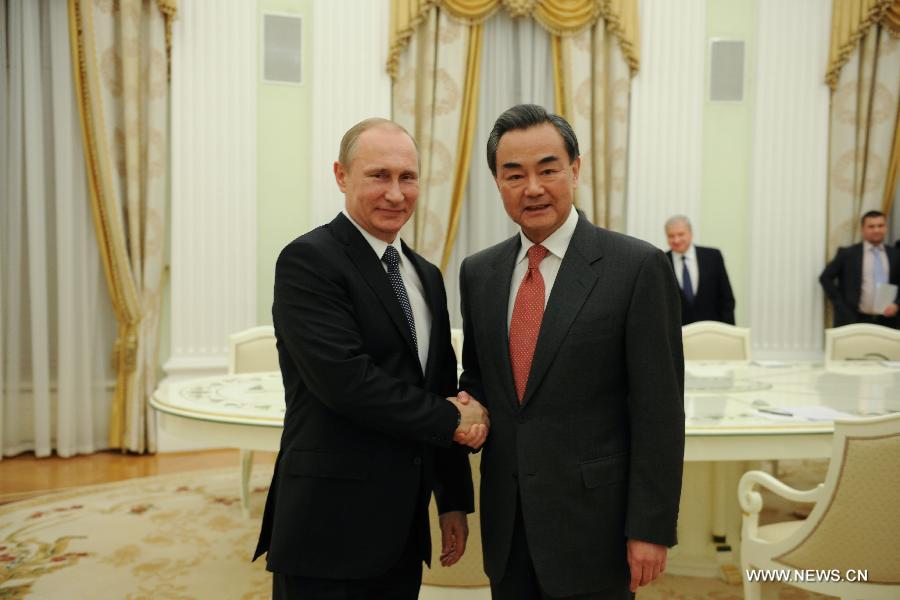 （国际）俄罗斯总统普京会见王毅 