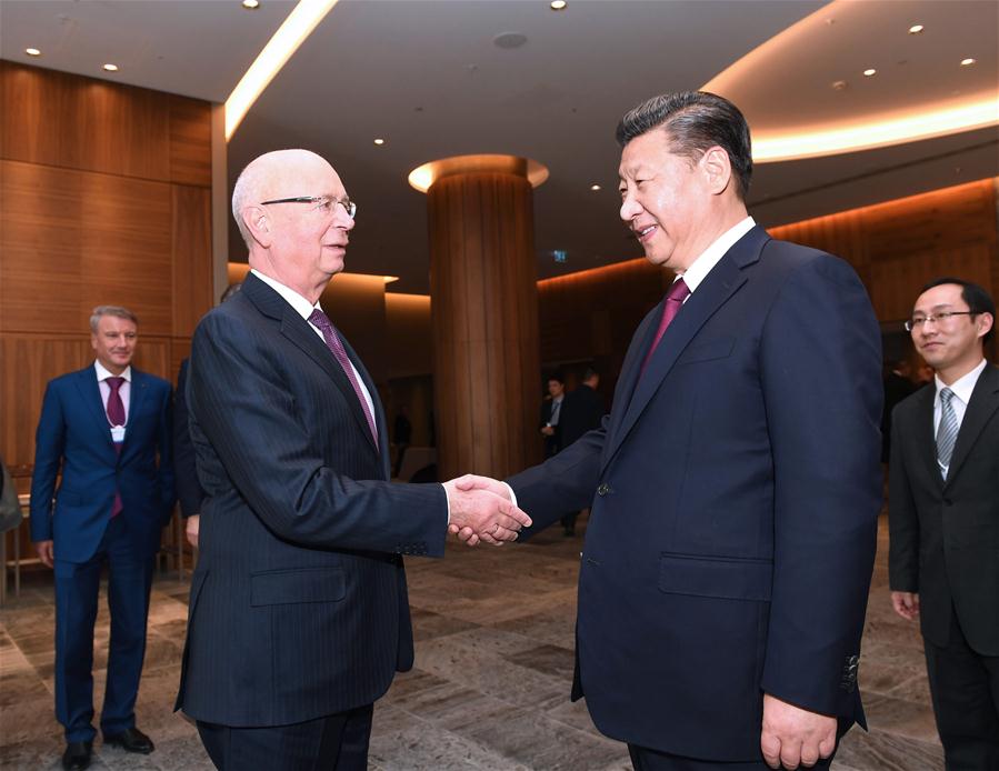 Suisse : rencontre entre Xi Jinping et Klaus Schwab