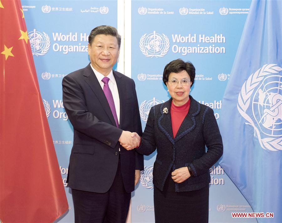 Suisse : rencontre entre Xi Jinping et Margaret Chan à Genève