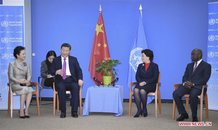Suisse : rencontre entre Xi Jinping et Margaret Chan à Genève